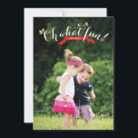 Oh, quel plaisir | Carte photo de vacances<br><div class="desc">Envoyer ce carte photo "Oh c'est amusant !" pour la fête.</div>