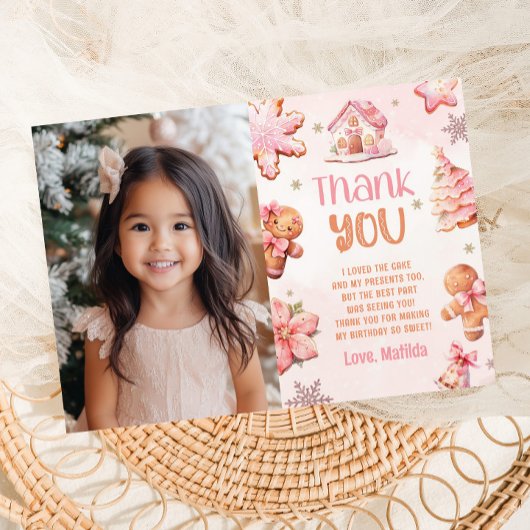 Oh quel plaisir Cookie anniversaire photo carte de