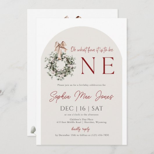 Oh Quelle Amusement C'est D'être Une Invitation (Devant / Derrière)