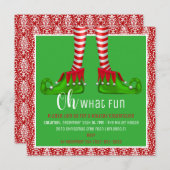 Oh, Quelle Fun Noël Invitation (Devant / Derrière)