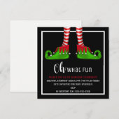 Oh, Quelle Fun Noël Invitation (Devant / Derrière)