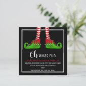 Oh, Quelle Fun Noël Invitation (Debout devant)