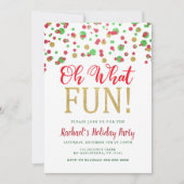 Oh Quelle Fun Noël Invitation (Devant)