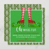 Oh, Quelle Fun Noël Invitation (Devant / Derrière)