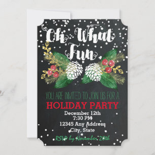 Oh Quelle Joie - Invitation à une fête de vacances
