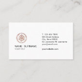 Oh rupture ! Carte de visite de photographe de (Dos)