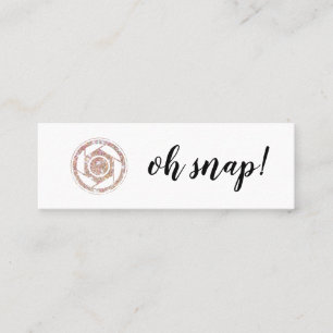 Oh rupture ! Carte de visite de photographe de