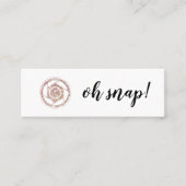 Oh rupture ! Carte de visite de photographe de (Devant)