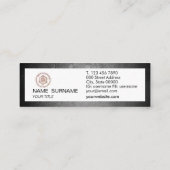 Oh rupture ! Carte de visite de photographe de (Dos)