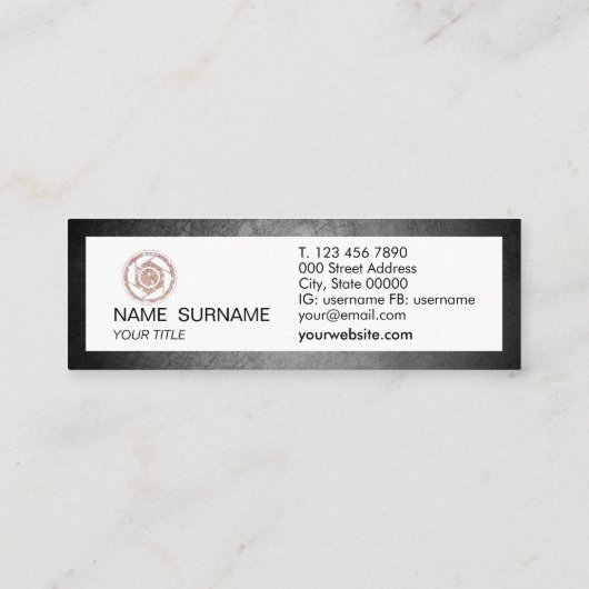 Oh rupture ! Carte de visite de photographe de (Dos)