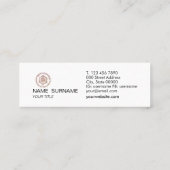 Oh rupture ! Carte de visite de photographe de (Dos)