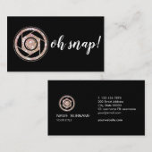 Oh rupture ! Carte de visite de photographe de (Devant / Derrière)