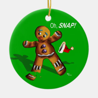 Oh rupture ! Ornement de Noël (vert)