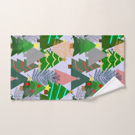 Oh sapin de Noël ! (Serviette à main)