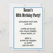 Oh schaap, iemand wordt 60 60ste verjaardag kaart (Achterkant)