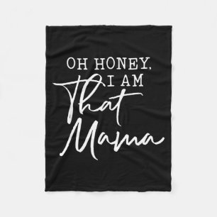 Oh schat ik ben die mama moederdag fleece deken