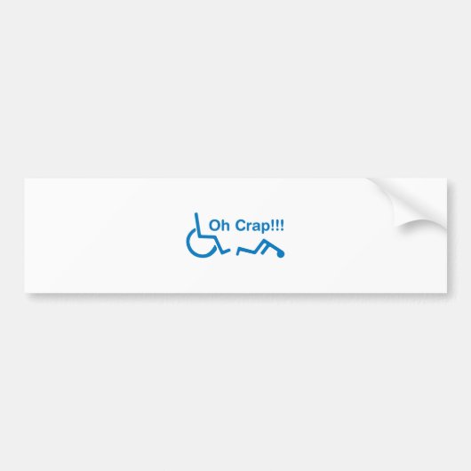 Oh shit bumpersticker (Voorkant)