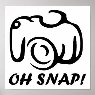 Oh Snap Affiche Drôle