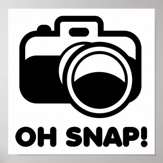 Oh Snap Affiche Drôle (Devant)