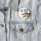 OH SNAP - Angry Gator Ronde Button 5,7 Cm (In situ)
