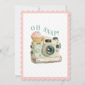 Oh Snap | Camera Birthday Kaart (Achterkant)