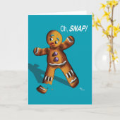 Oh, Snap ! Carte (turquoise) (Fleur jaune)