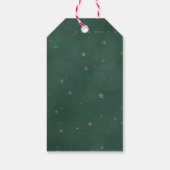 Oh Snap Christmas Gingerbread Man Gift Label Cadeaulabel (Achterkant)