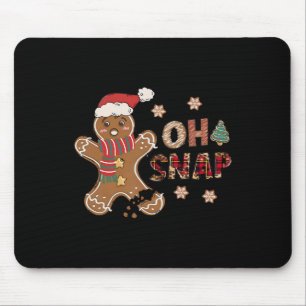 Oh Snap Christmas Gingerbread Santa Xmas Holiday G Muismat