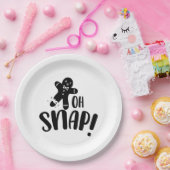 Oh Snap Cookie Xmas Papieren Bordje (Feest)