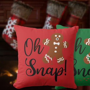 Oh snap Coussin de Noël