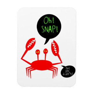 "Oh! Snap!" Flexibel magnet Magneet