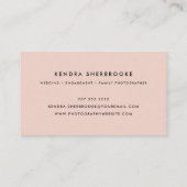 Oh Snap | Fotograaf Visitekaartje (Achterkant)