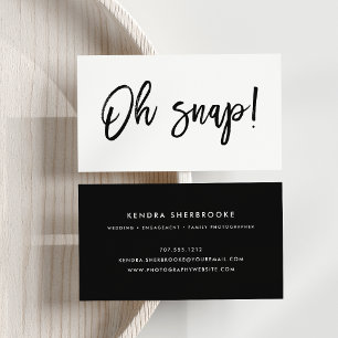 Oh Snap Fotograaf Visitekaartje