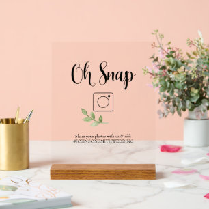 Oh Snap Fotohokje Bord