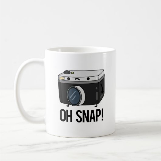 Oh Snap Funny Camera Pun Koffiemok (Links)