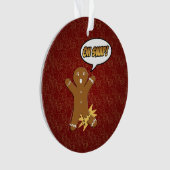 Oh Snap Funny Christmas Gingerbread Homme Broken (devant)