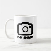 Oh Snap Funny Mug (Gauche)