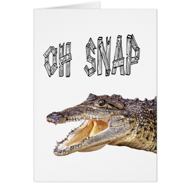 OH SNAP - Gator en colère (Devant)