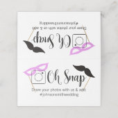 OH SNAP Gevouwen tabelkaartfotocabine (Buitenkant ongevouwen)