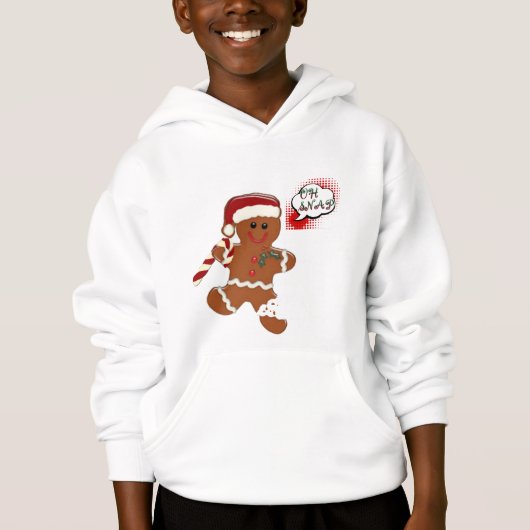 oh snap ginger snap cookie drôle design sweat - sh (Devant)