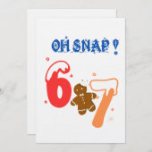 Oh Snap Gingerbread 67 Kaart (Voorkant / Achterkant)