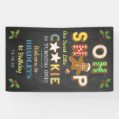 Oh Snap! Gingerbread Cookie Any Age Birthday Spandoek (Horizontaal)