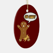 Oh Snap Gingerbread Homme Cookie Noël Ornement (Droite)