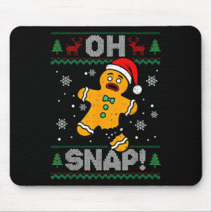 Oh Snap Gingerbread Man Christmas Xmas Cookie Baki Muismat