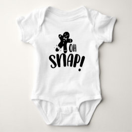 Oh Snap Gingerbrood Cookie Holiday Romper