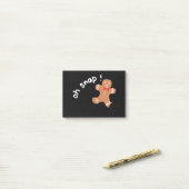 Oh snap Gingerbrood grappig Post-it® Notes (Op bureau)
