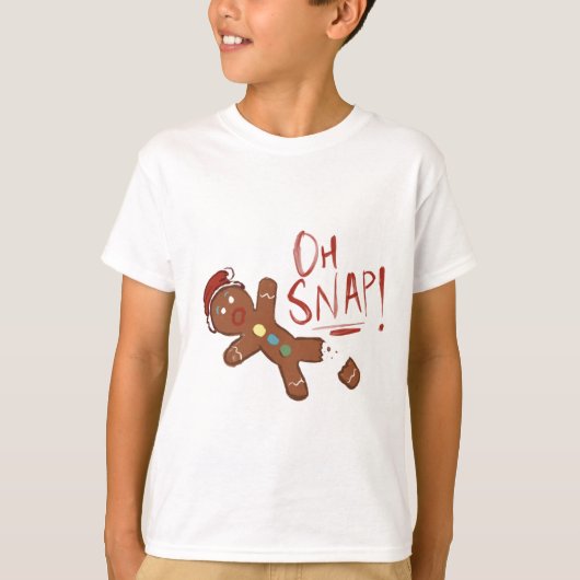 Oh Snap Gingerbrooman T-shirt (Voorkant)