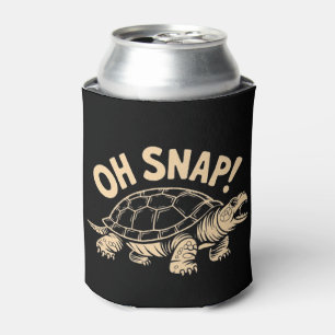 Oh Snap Grappige Sarcastische Bijtende Schildpad G Blikjeskoeler