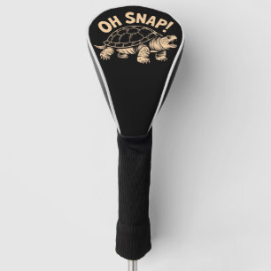 Oh Snap Grappige Sarcastische Bijtende Schildpad G Golfheadcover
