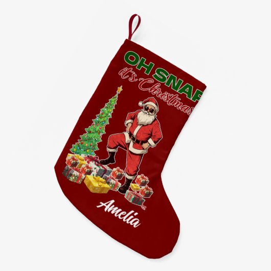 Oh SNAP, het is kerst Kleine Kerstsok (Voorkant (Hangend))